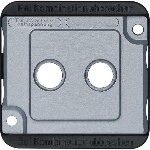Merten Antennenabdeckung 294660 mattsilber PANZER