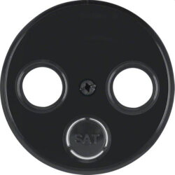 Berker Antennenabdeckung M312032045 schwarz glaenzend