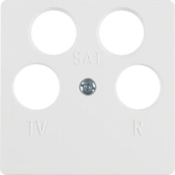 Berker Antennenabdeckung M314841909 polarweiss matt