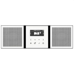 Jung Smart Radio DAB+, Set Stereo, Serie LS, schwarz...