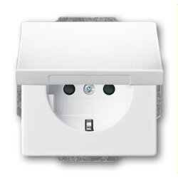 Busch-Jaeger Steckdoseneinsatz 20 EUKBR-84, weiß