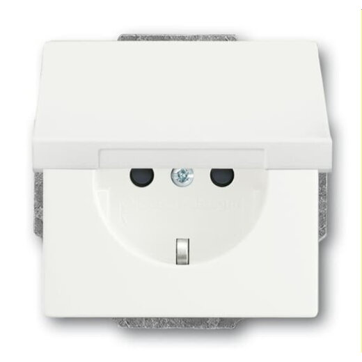 Busch-Jaeger Steckdoseneinsatz 20 EUKBR-884, weiß matt