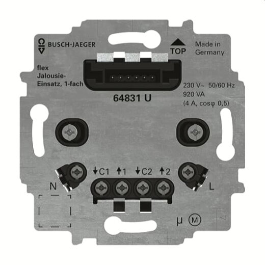 Busch-Jaeger Jalousieeinsatz 64831 U flex 1fach