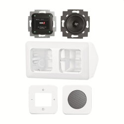 Busch-Jaeger Radio 8250 AJ-214-101 DAB+ Komplettset Eckmont