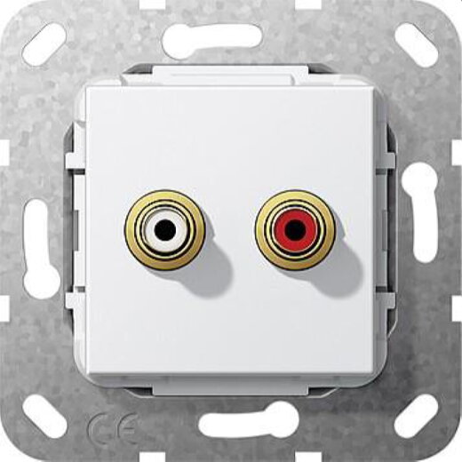 Gira Einsatz 563103 Kupplung reinweiss