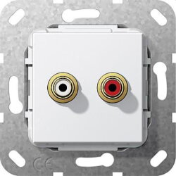 Gira Einsatz 563103 Kupplung reinweiss