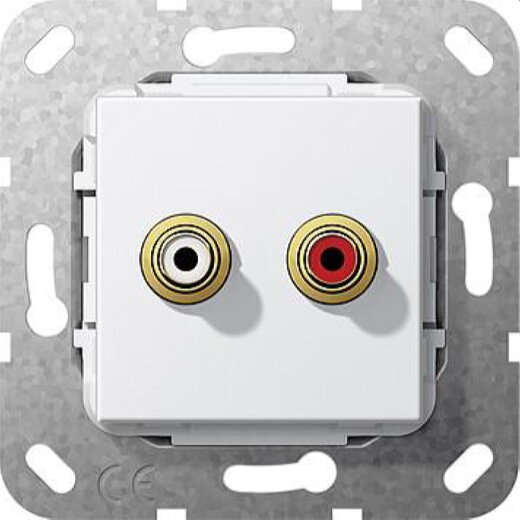 Gira Einsatz 563303 Kabelpeitsche reinweiss