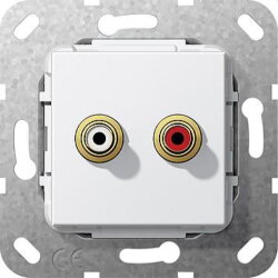 Gira Einsatz 563303 Kabelpeitsche reinweiss