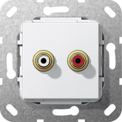 Gira Einsatz 563203 Loetanschluss reinweiss