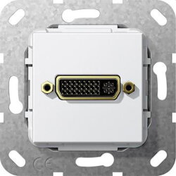 Gira Einsatz 564403 (24+5) Kupplung reinweiss