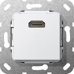 Gira Einsatz 567003 2.0a + HDR 1fach Kabelpeitsche rw