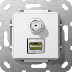 Gira Einsatz 569703 RJ45 Cat.6a 10GB SAT F Kup rw