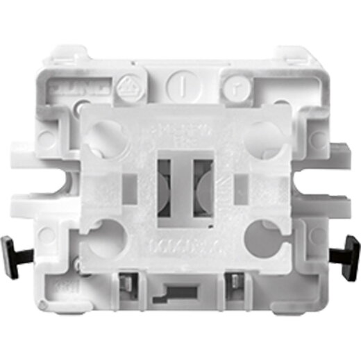 Jung Taster, 1-pol. Schließer mit separaten Meldekontakten für Lampen, A 250 V ~, WG 600 634WEINS