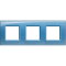 Bticino Rahmen LNA4802M3AD BLAU 3x2-modulig