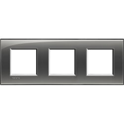 Bticino Rahmen LNA4802M3KF RAUCHGRAU 3x2-mod
