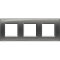 Bticino Rahmen LNA4802M3KF RAUCHGRAU 3x2-mod