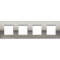 Bticino Rahmen LNA4802M4ACS STAHL 4x2-modulig
