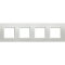 Bticino Rahmen LNA4802M4AG SILVER 4x2-mod