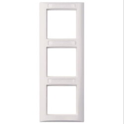 ELSO Rahmen 264324 3f. mit senkr. JOY reinweiß