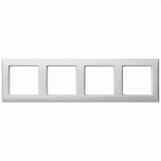 ELSO Rahmen 264404 4fach JOY reinweiß
