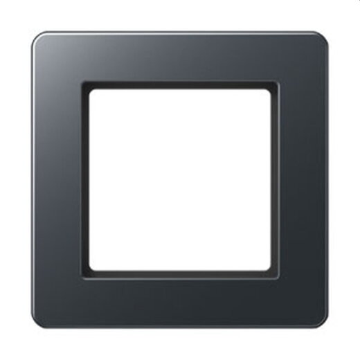 Jung Rahmen 1fach, Thermoplast lackiert, A FLOW, anthrazit matt AF581BFANM