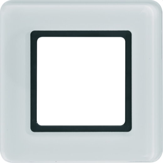 Berker Rahmen 10116179 1fach Q.7 Glas polarweiß 10116179