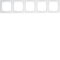 Berker Rahmen 5fach waagerecht S.1 polarweiss matt 10259919