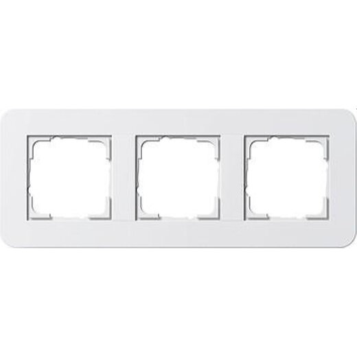Gira Rahmen 0213410 3fach E3 Reinweiss/Reinweiss