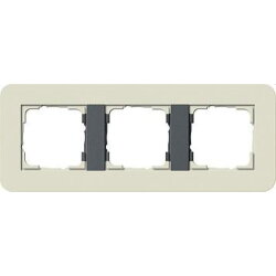 Gira Rahmen 0213427 3fach E3 Sand/Anthrazit
