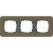 Gira Rahmen 0213426 3fach E3 Umbra/Anthrazit