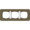 Gira Rahmen 0213416 3fach E3 Umbra/Reinweiss