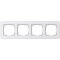 Gira Rahmen 0214410 4fach E3 Reinweiss/Reinweiss