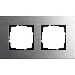 Gira Rahmen 0212219 2fach Esprit Edelstahl
