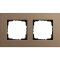 Gira Rahmen 0212221 2fach Esprit Lin.Mpx.Hellbraun