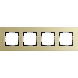 Gira Rahmen 0214217 4fach Esprit Aluminium Hellgold