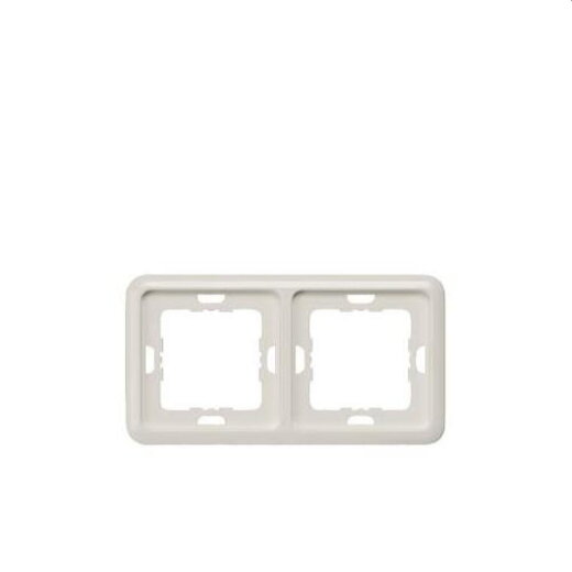Siemens Rahmen 2fach silber 5TG1772
