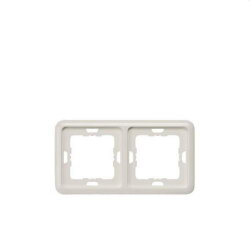 Siemens Rahmen 2fach silber 5TG1772