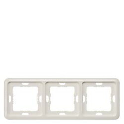 Siemens Rahmen 3fach titanweiss 5TG1813