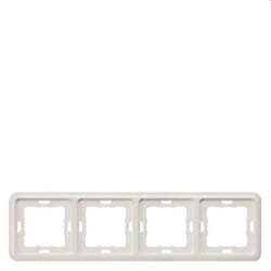 Siemens Rahmen 4fach titanweiss 5TG1814