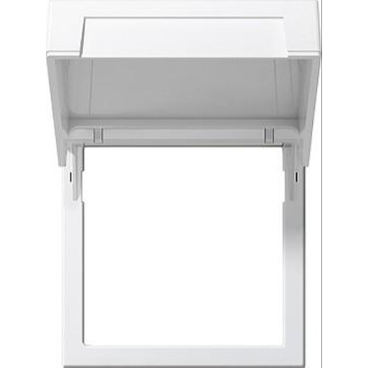 Gira Montagerahmen 265803 Klappdeckel System 55 reinweiss