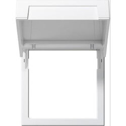 Gira Montagerahmen 265803 Klappdeckel System 55 reinweiss