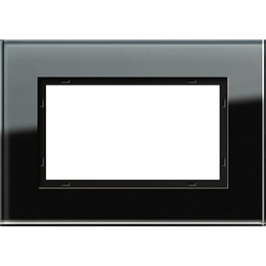 Gira Rahmen 100105 1,5fach Gira Esprit Glas schwarz