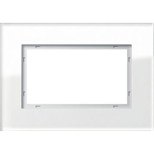Gira Rahmen 100112 1,5fach Gira Esprit Glas weiss
