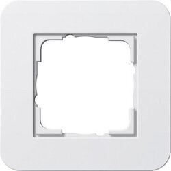 Gira Rahmen 0211410 1fach E3 Reinweiss/Reinweiss