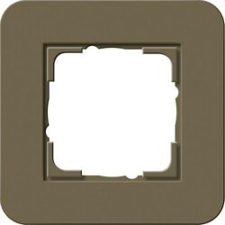 Gira Rahmen 0211416 1fach E3 Umbra/Reinweiss