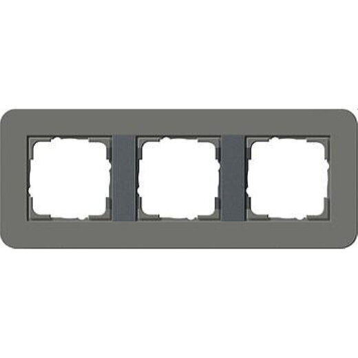 Gira Rahmen 0213423 3fach E3 Dunkelgrau/Anthrazit