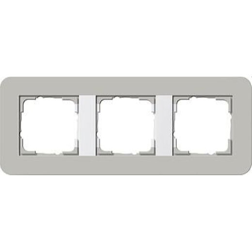 Gira Rahmen 0213412 3fach E3 Grau/Reinweiss