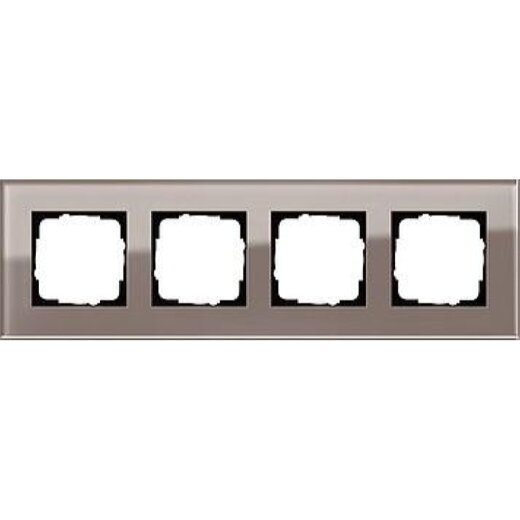 Gira Rahmen 0214122 4fach Esprit Glas Umbra