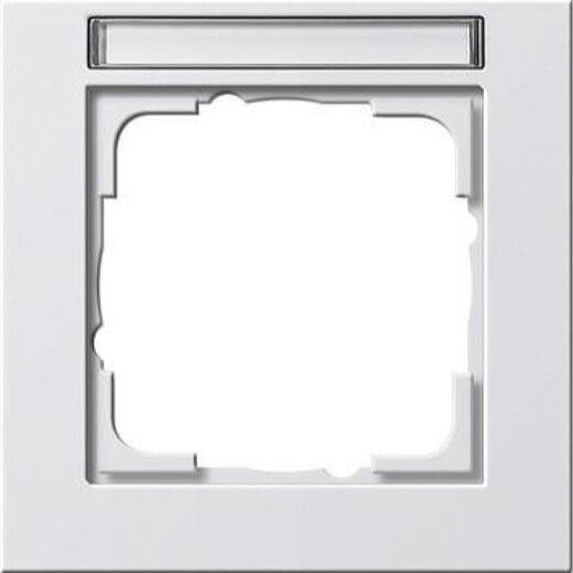 Gira Rahmen 109122 1fach BSF E2 reinweiss matt