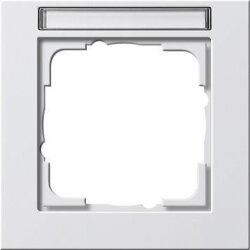 Gira Rahmen 109122 1fach BSF E2 reinweiss matt